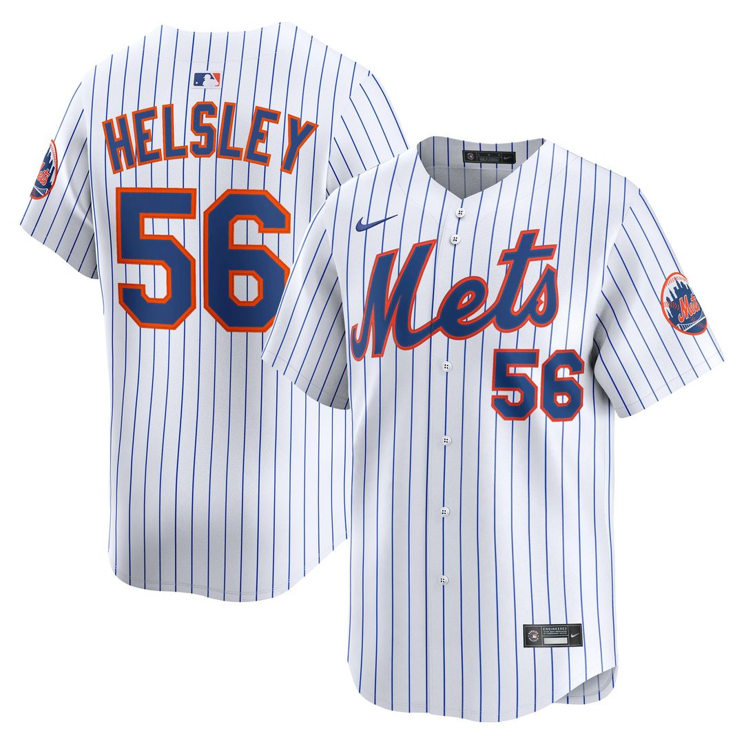 New York Mets Ryan Helsley Nike Home Limited Player Jersey - White Team Jersey Sports Fan Apparel