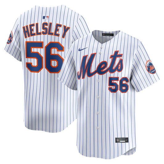 New York Mets Ryan Helsley Nike Home Limited Player Jersey - White Team Jersey Sports Fan Apparel