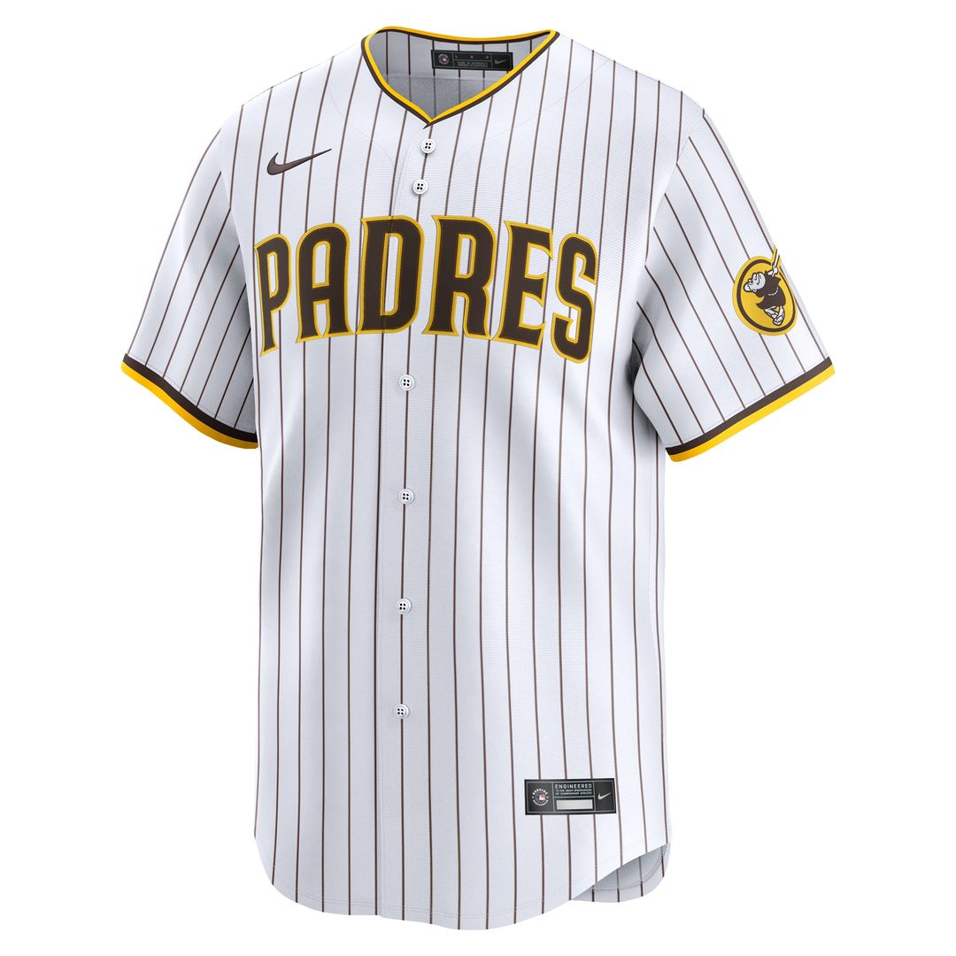 San Diego Padres Nike Home Limited Custom Jersey - White Team Jersey Sports Fan Apparel
