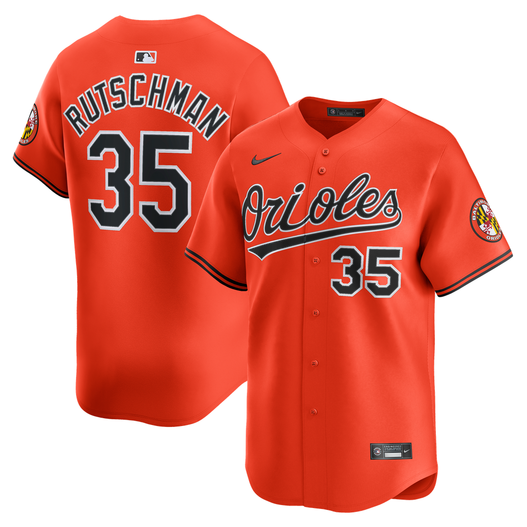 Baltimore Orioles Adley Rutschman Nike 2nd Alternate Limited Player Jersey - Orange Team Jersey Sports Fan Apparel