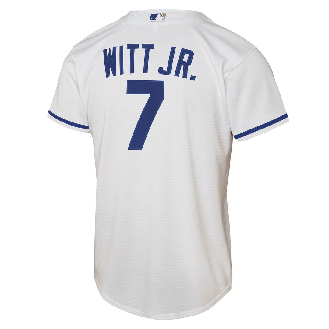 Kansas City Royals Bobby Witt Jr. Nike Youth Home Replica Player Jersey - White Team Jersey Sports Fan Apparel