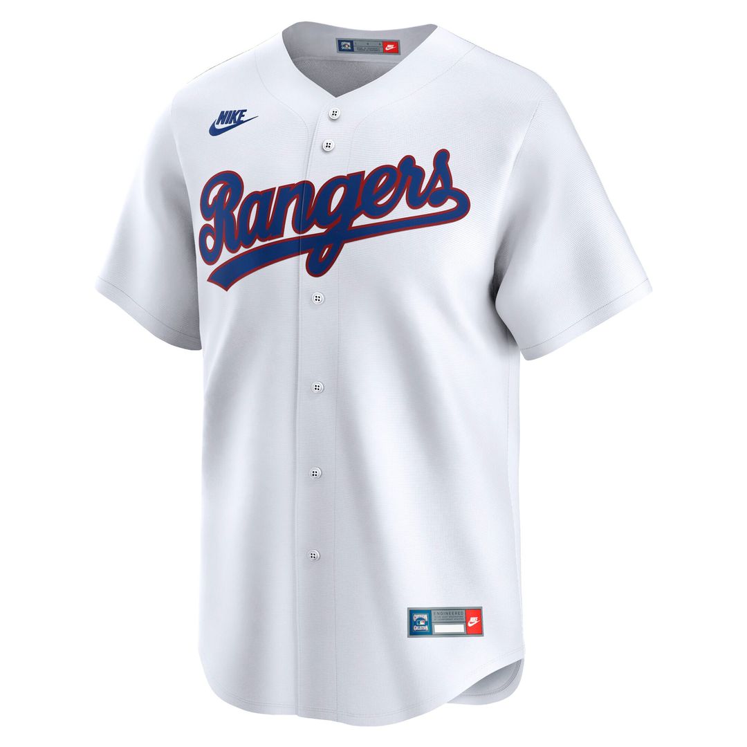 Texas Rangers Nike Cooperstown Limited Jersey - White Team Jersey Sports Fan Apparel