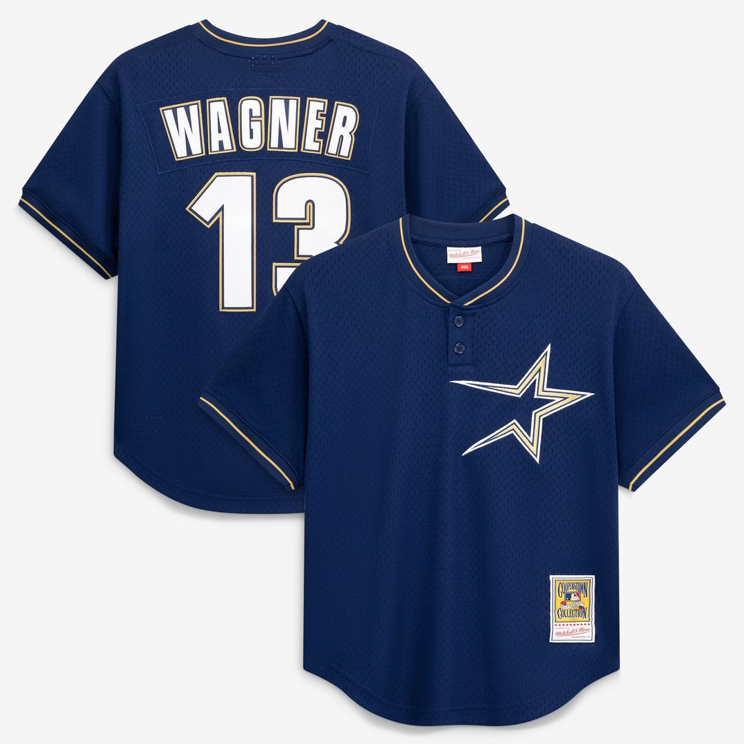Houston Astros Billy Wagner Mitchell & Ness Authentic Batting Practice Jersey - Navy Team Jersey Sports Fan Apparel