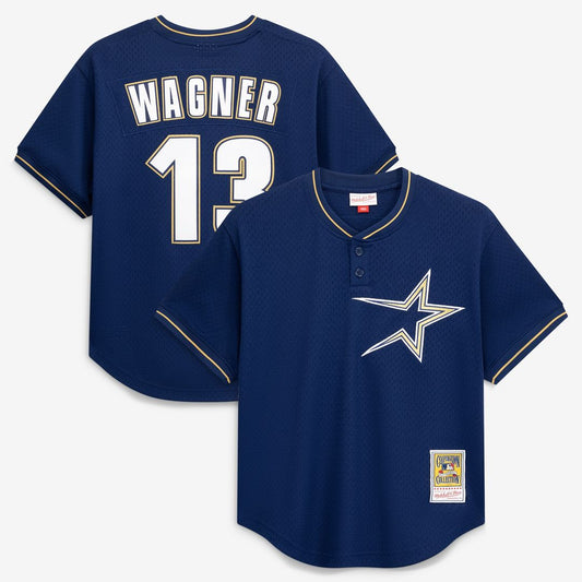 Houston Astros Billy Wagner Mitchell & Ness Authentic Batting Practice Jersey - Navy Team Jersey Sports Fan Apparel