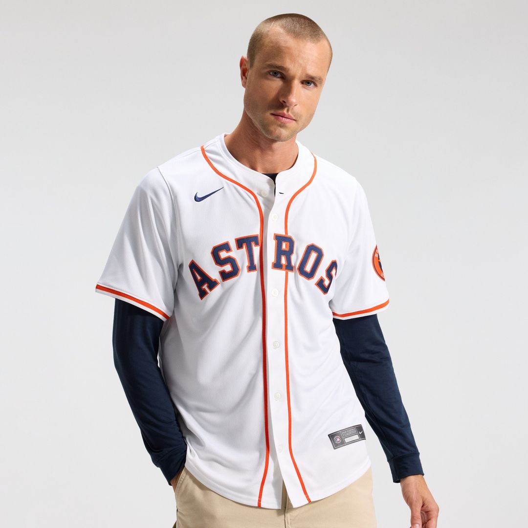 Houston Astros Nike Home Limited Jersey - White Team Jersey Sports Fan Apparel