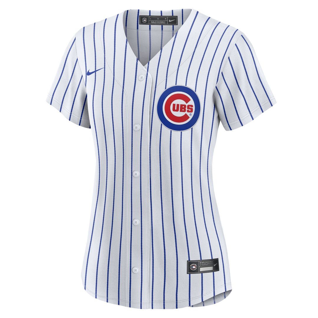 Chicago Cubs Nike Women's Home Replica Team Jersey - White Team Jersey Sports Fan Apparel