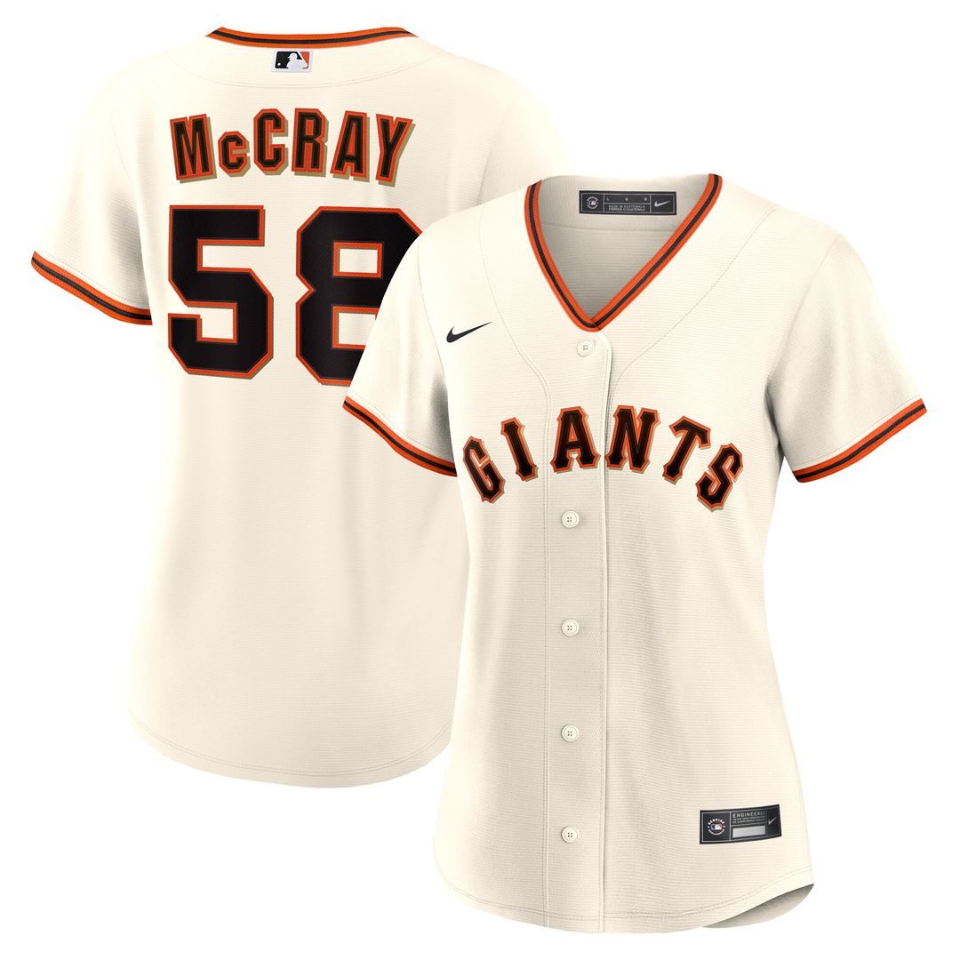San Francisco Giants Grant McCray Nike Women's Home Replica Jersey - Cream Team Jersey Sports Fan Apparel