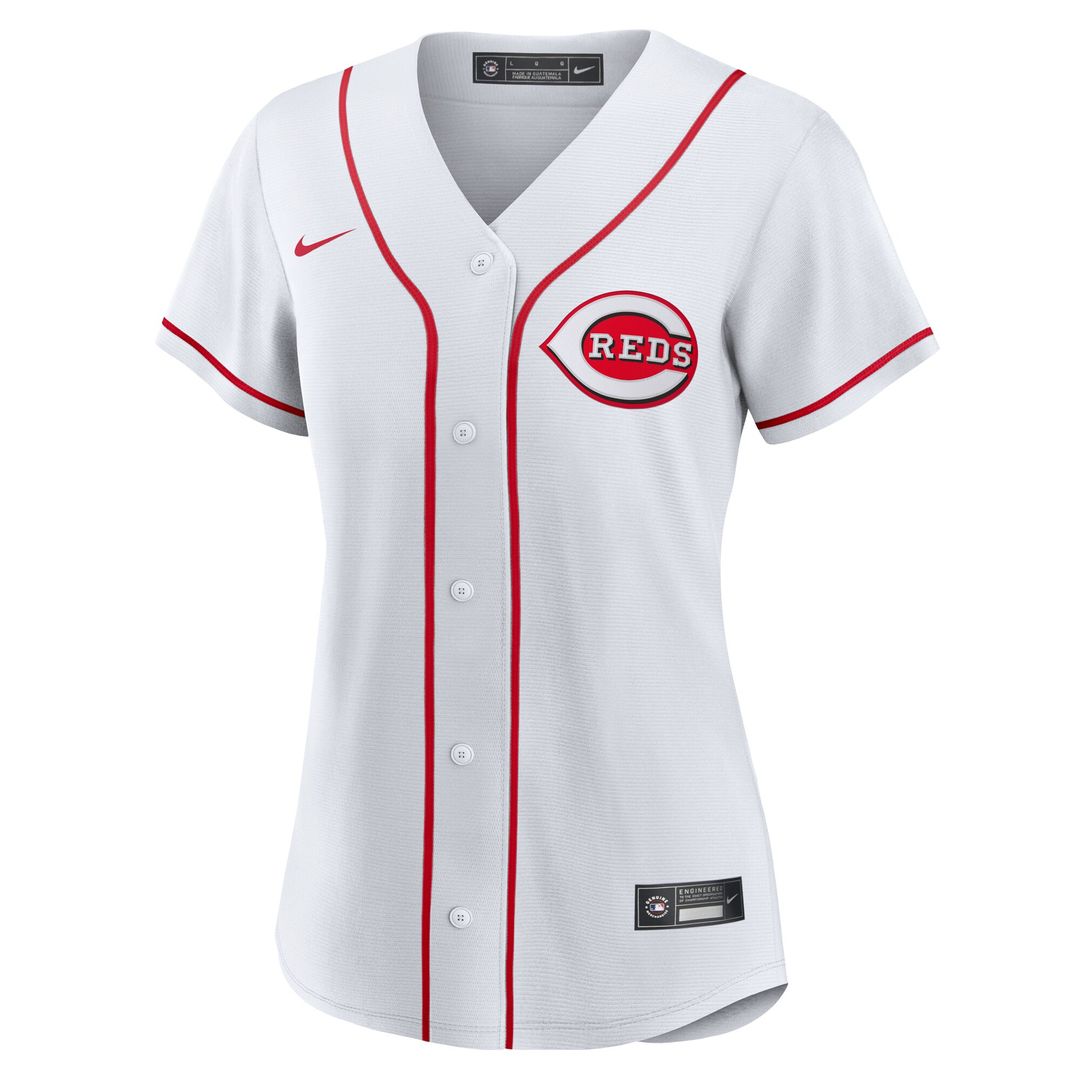 Cincinnati Reds TJ Friedl Nike Women's Home Replica Jersey - White Team Jersey Sports Fan Apparel