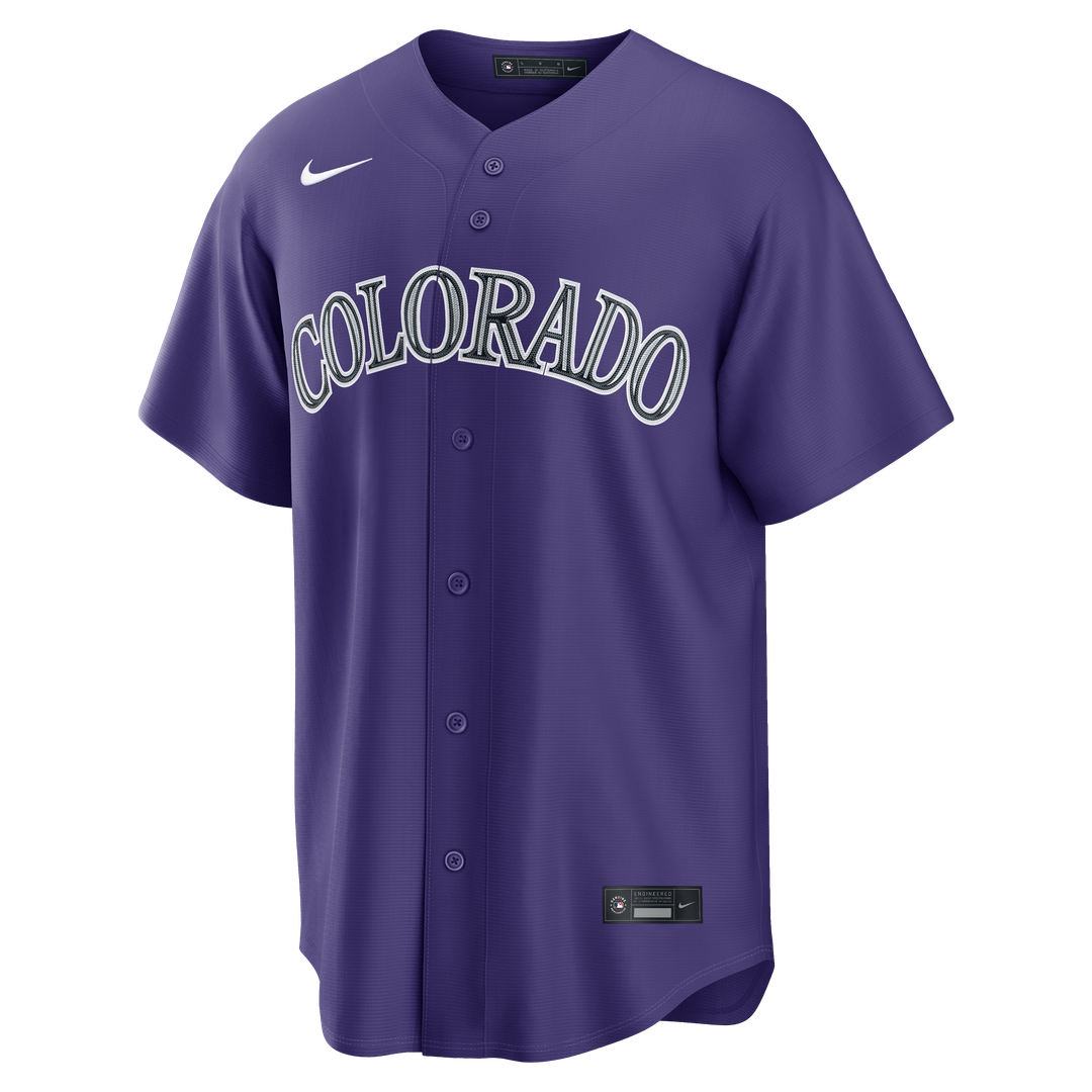 Colorado Rockies Nike Alternate Replica Jersey - Purple Team Jersey Sports Fan Apparel