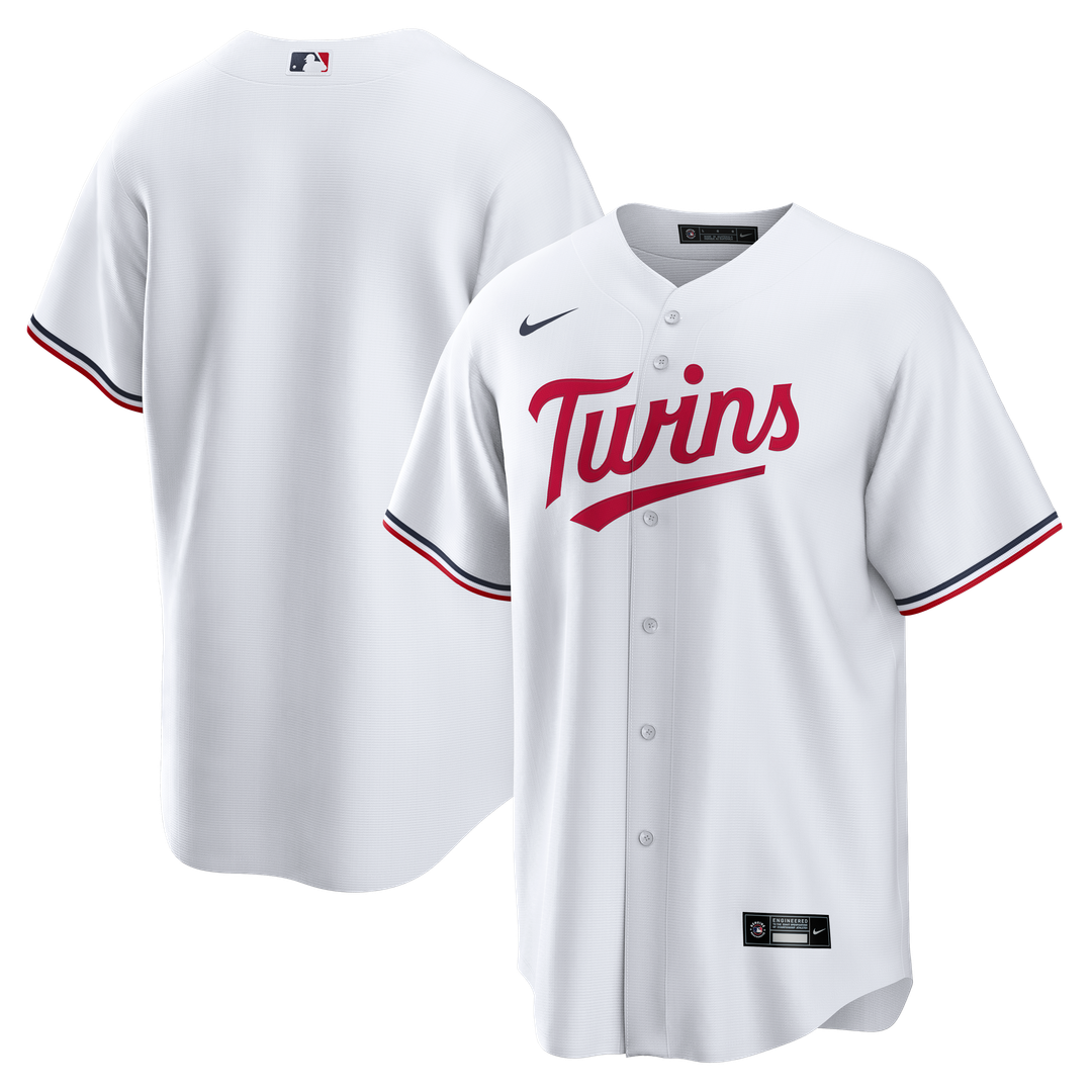 Minnesota Twins Nike Home Big & Tall Replica Jersey - White Team Jersey Sports Fan Apparel