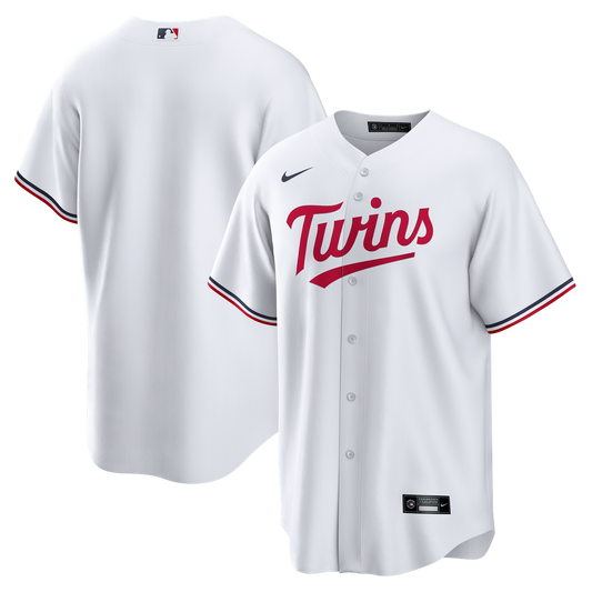 Minnesota Twins Nike Home Big & Tall Replica Jersey - White Team Jersey Sports Fan Apparel