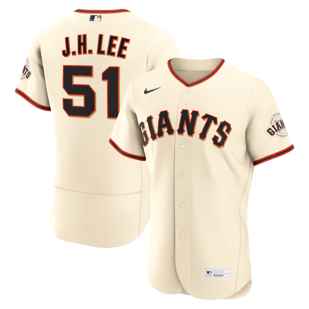 San Francisco Giants Jung Hoo Lee Nike Home Authentic Jersey - Cream Team Jersey Sports Fan Apparel