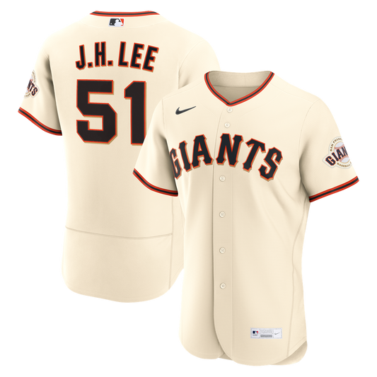 San Francisco Giants Jung Hoo Lee Nike Home Authentic Jersey - Cream Team Jersey Sports Fan Apparel