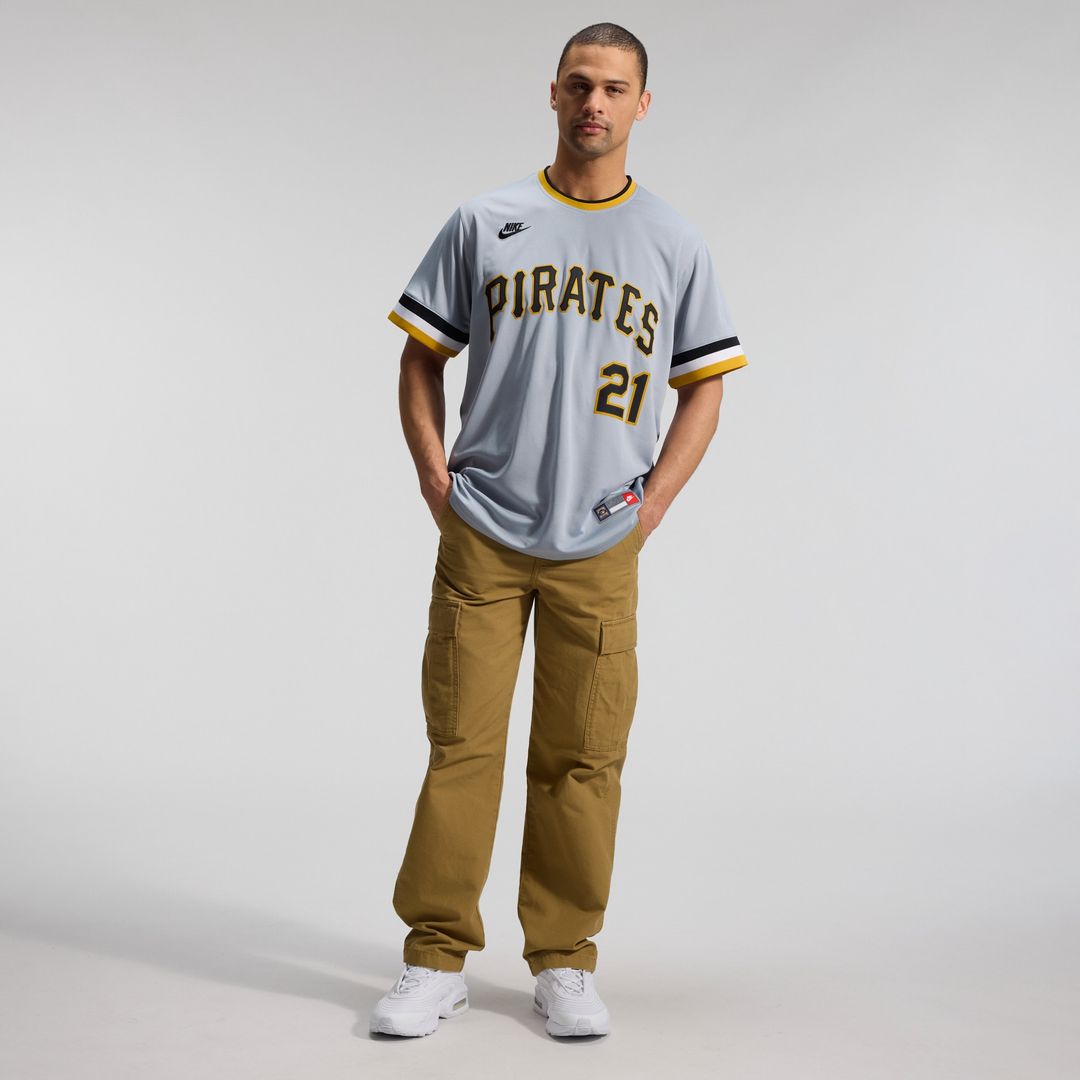 Pittsburgh Pirates Roberto Clemente Nike Throwback Cooperstown Limited Jersey - Gray Team Jersey Sports Fan Apparel