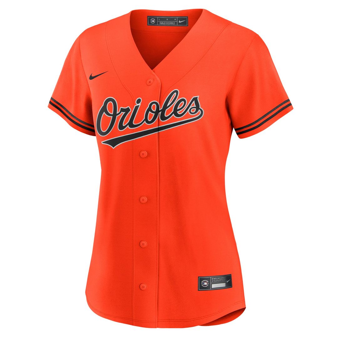 Baltimore Orioles Adley Rutschman Nike Women's Alternate Replica Player Jersey - Orange Team Jersey Sports Fan Apparel