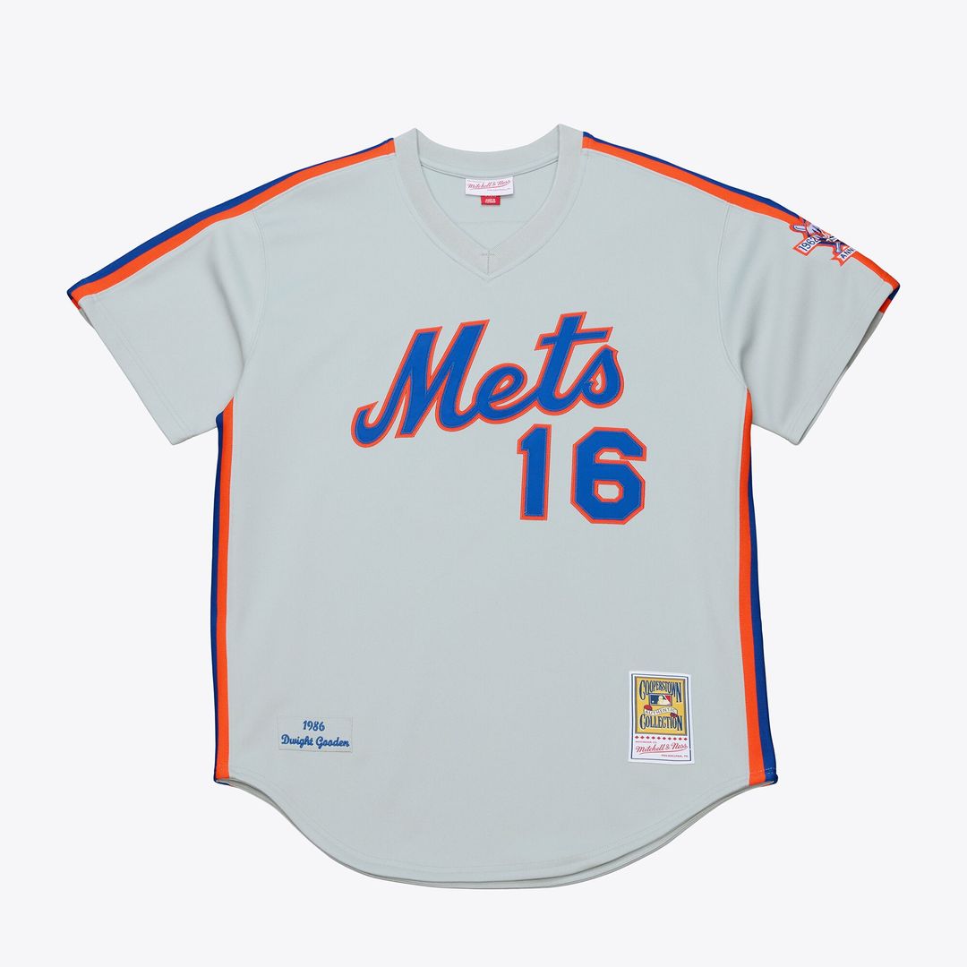New York Mets Dwight Gooden Mitchell & Ness 1986 Authentic Jersey - White Team Jersey Sports Fan Apparel