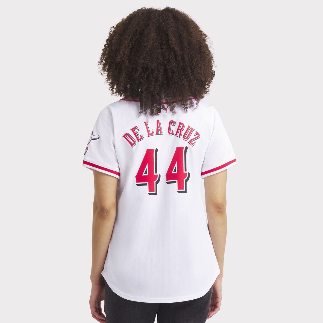 Cincinnati Reds Elly De La Cruz Nike Women's Home Limited Player Jersey - White Team Jersey Sports Fan Apparel