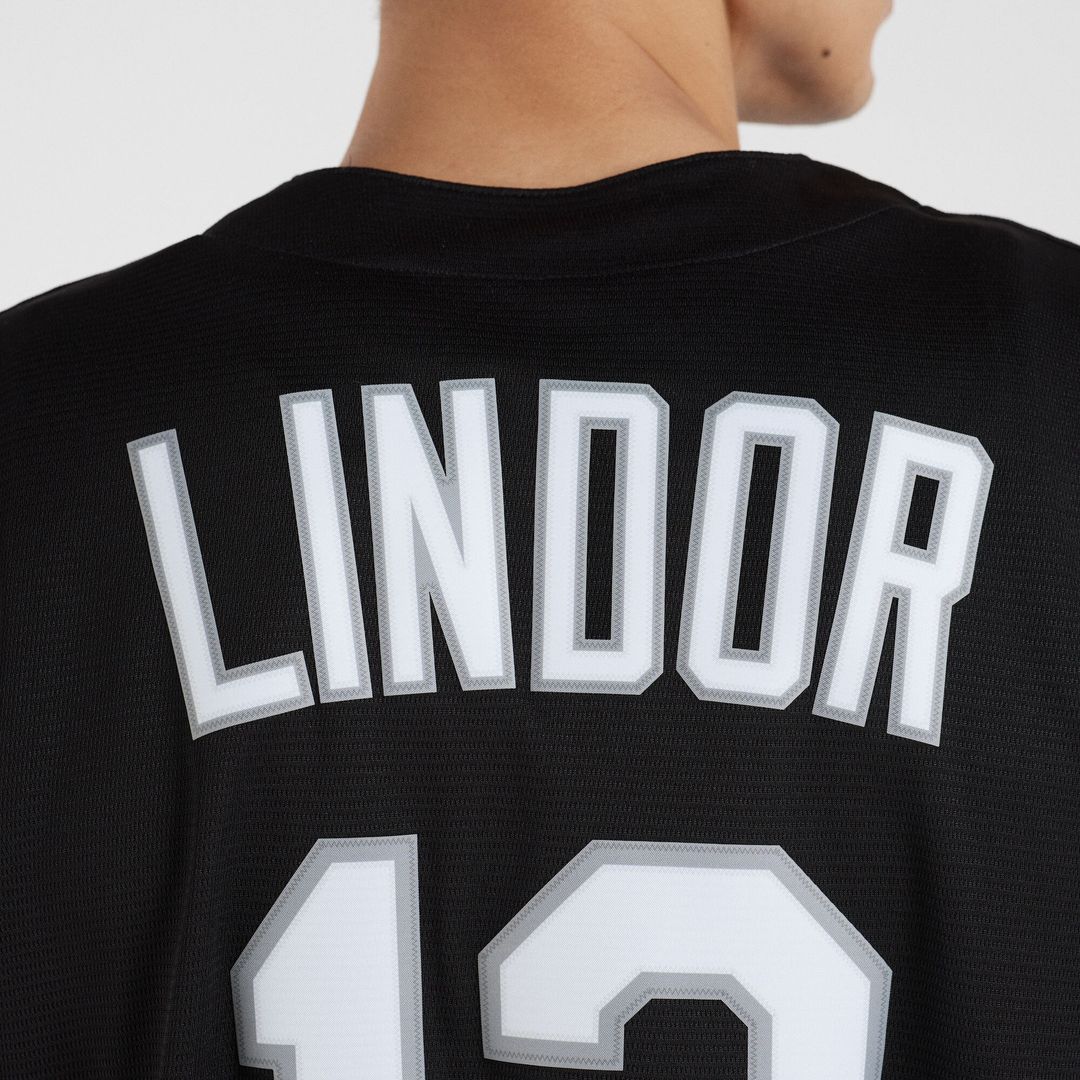 New York Mets Francisco Lindor Nike Replica Player Jersey - Black Team Jersey Sports Fan Apparel