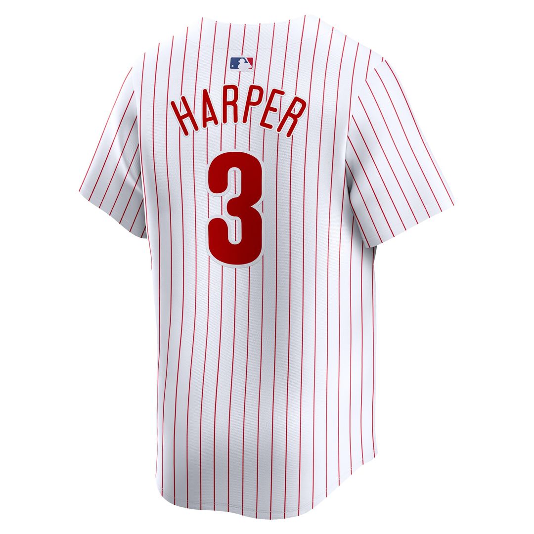 Philadelphia Phillies Bryce Harper Nike Youth Home Limited Player Jersey - White Team Jersey Sports Fan Apparel