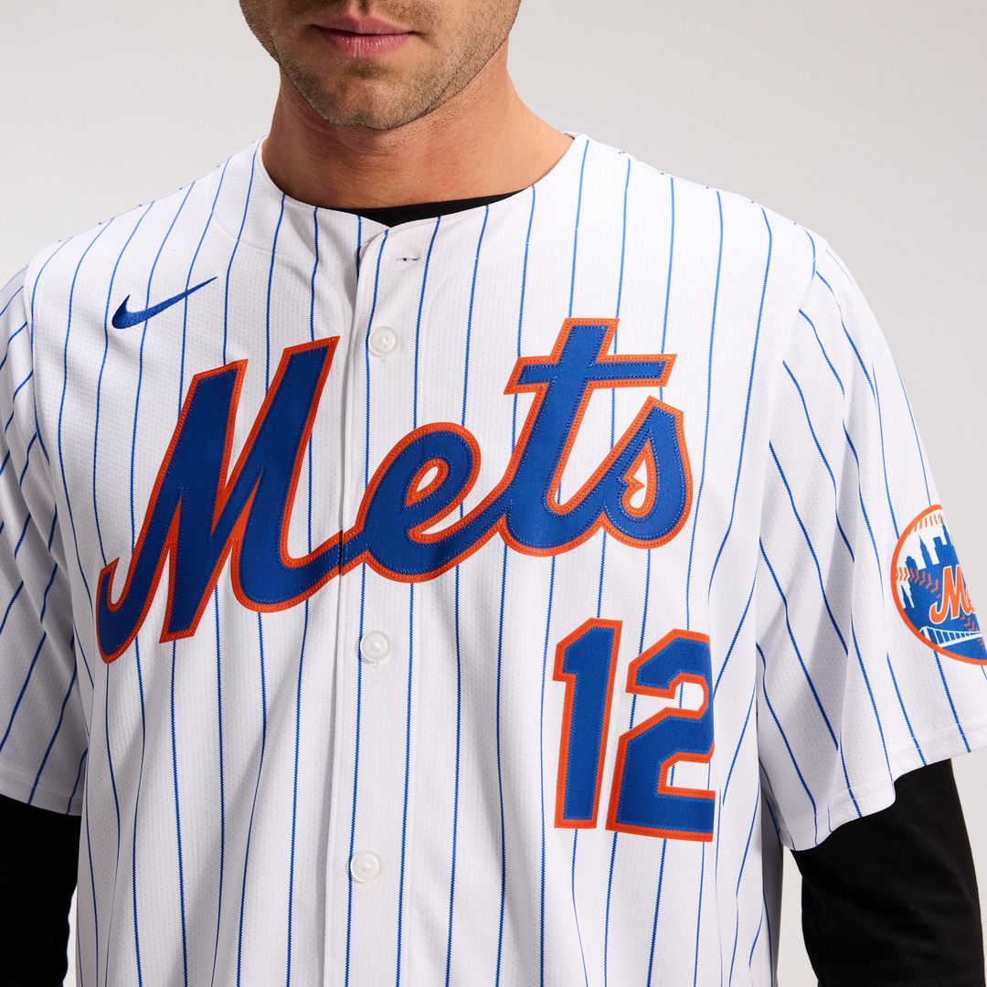 New York Mets Francisco Lindor Nike Home Limited Jersey - White Team Jersey Sports Fan Apparel