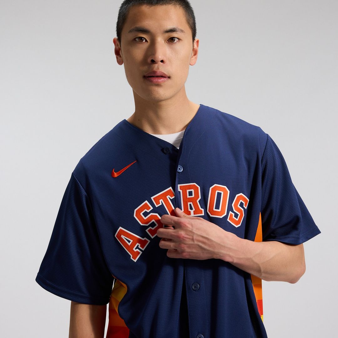 Houston Astros Jose Altuve Nike Alternate 2 Replica Jersey - Navy Team Jersey Sports Fan Apparel