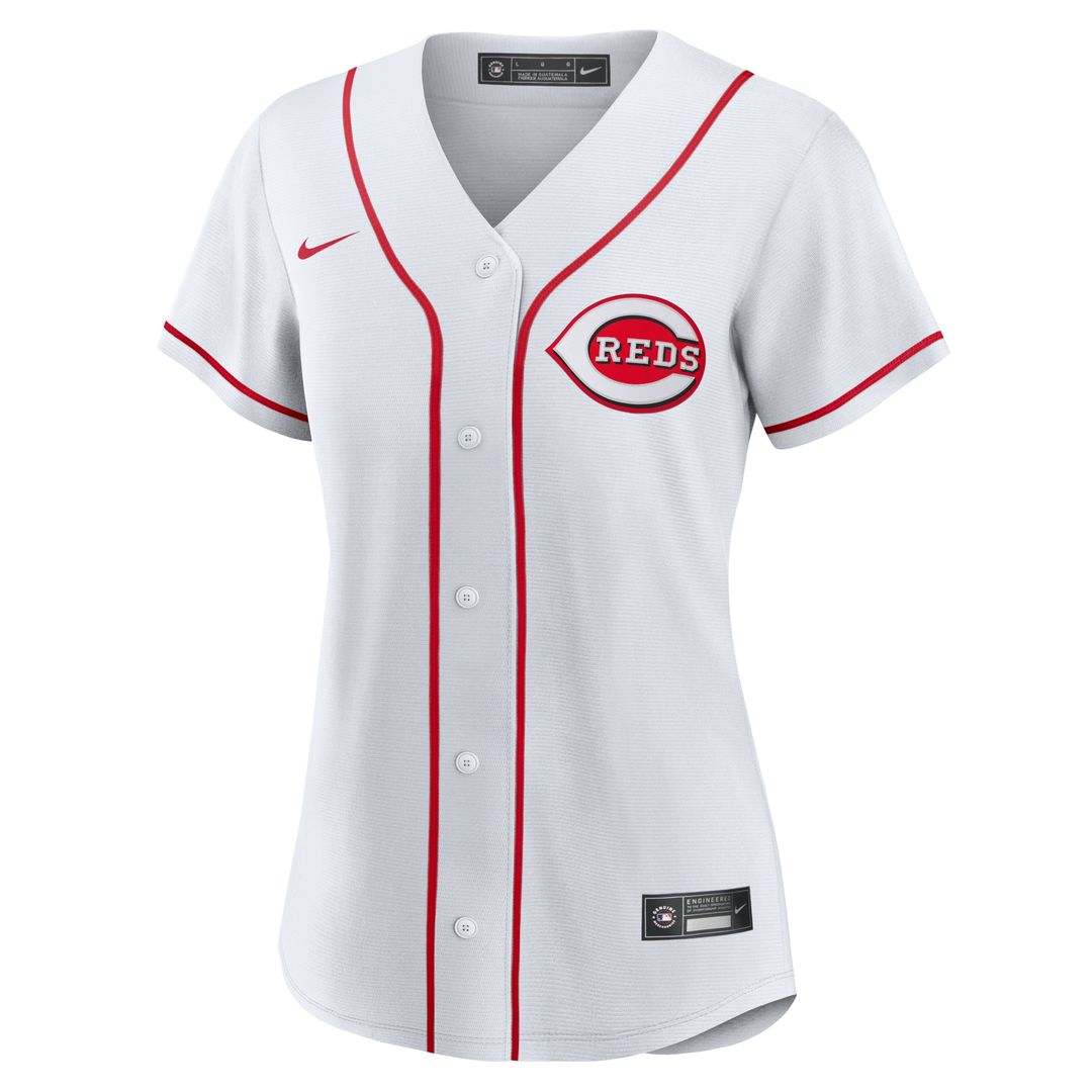 Cincinnati Reds Nike Women's Home Replica Team Jersey - White Team Jersey Sports Fan Apparel