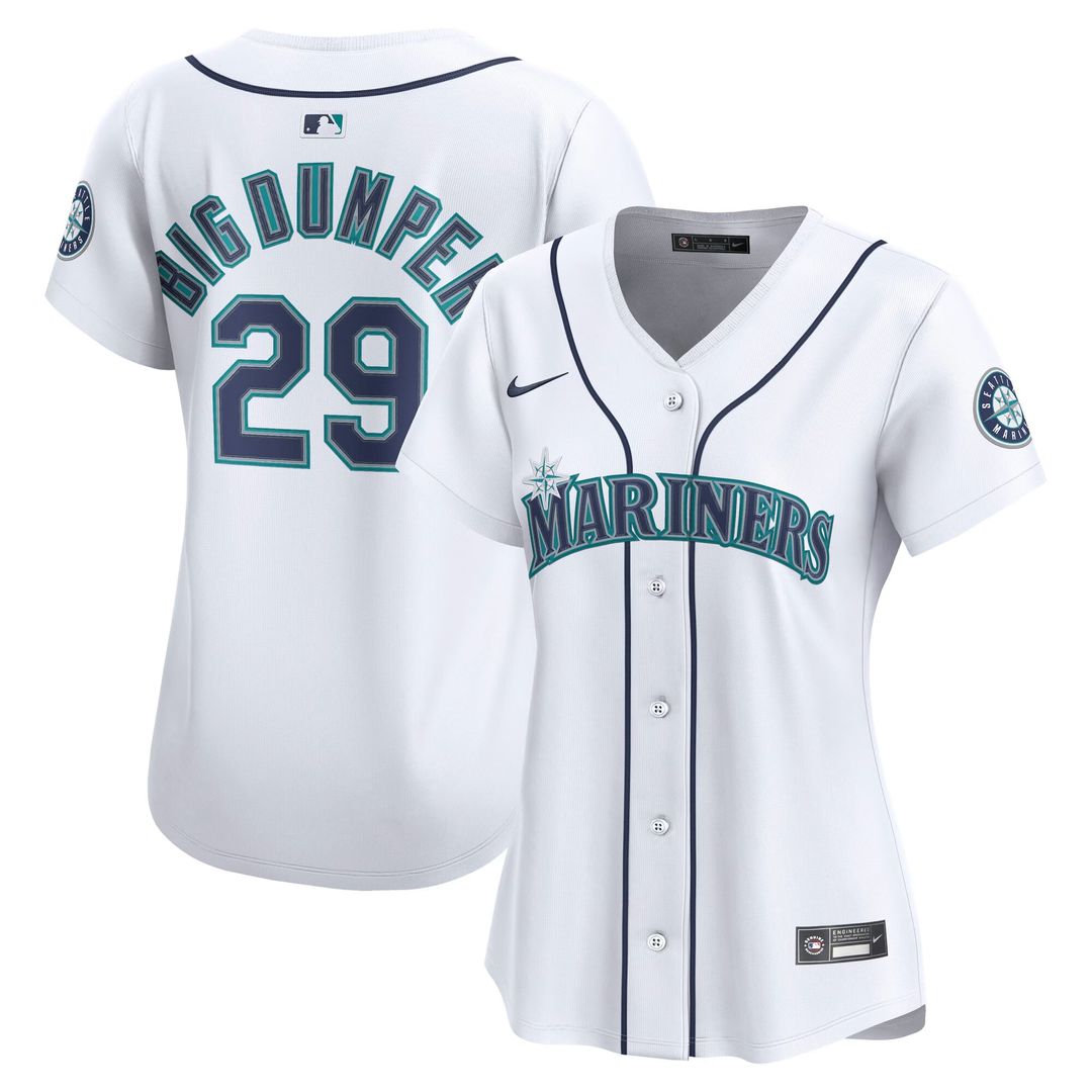 Seattle Mariners Cal Raleigh Nike Women's Home Limited Player Jersey - White Team Jersey Sports Fan Apparel