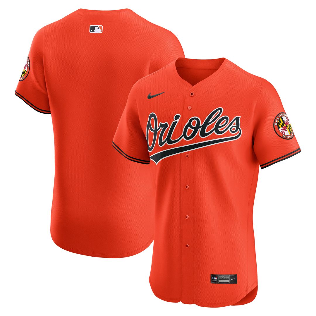 Baltimore Orioles Nike Alternate Elite Jersey - Black Team Jersey Sports Fan Apparel