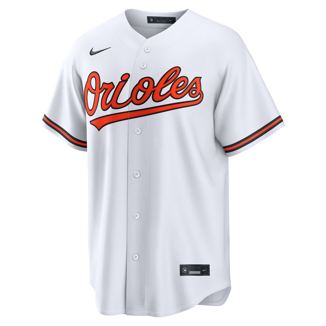 Baltimore Orioles Gunnar Henderson Nike Home Replica Jersey - White Team Jersey Sports Fan Apparel