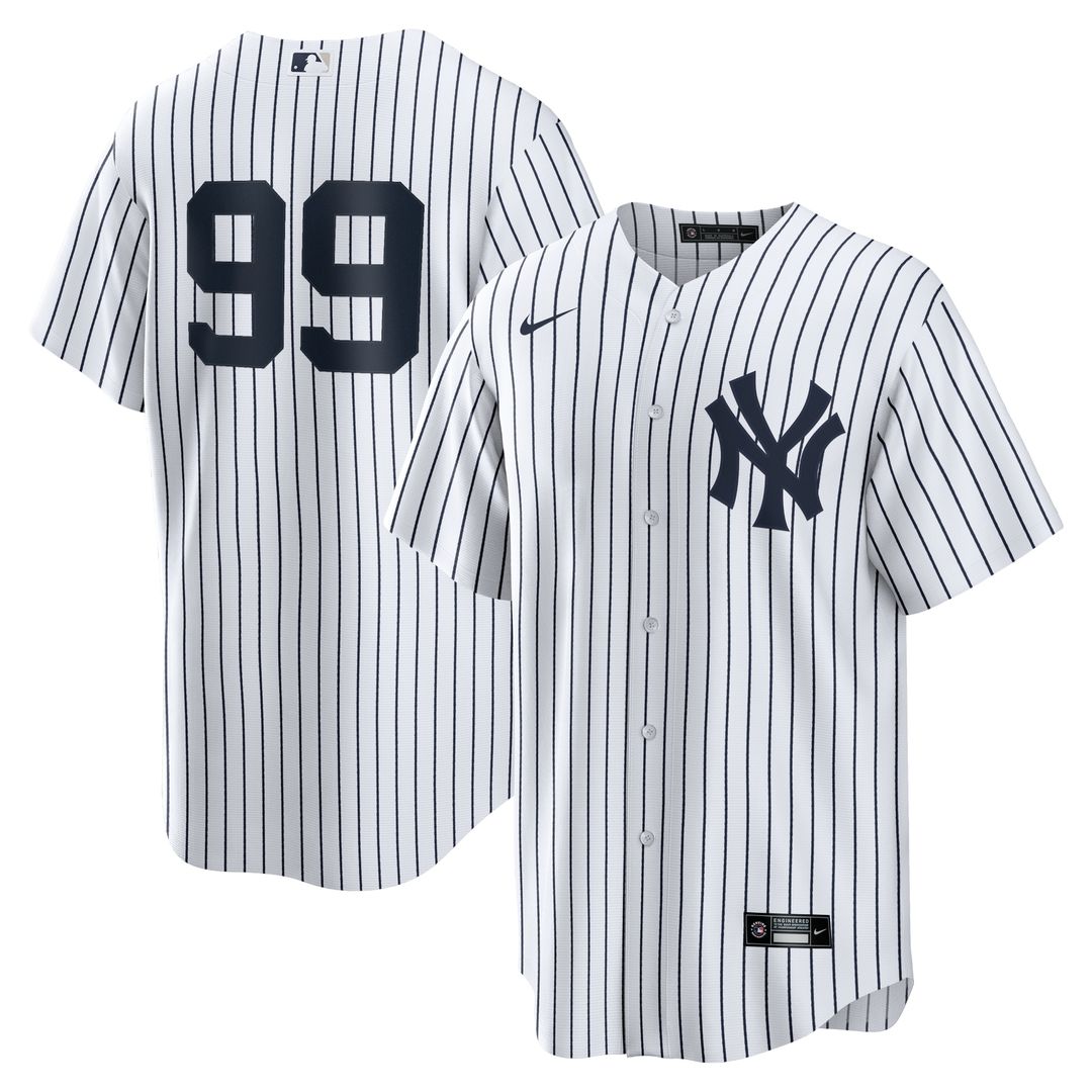 New York Yankees Aaron Judge Nike Home Replica Player Name Jersey - White Team Jersey Sports Fan Apparel