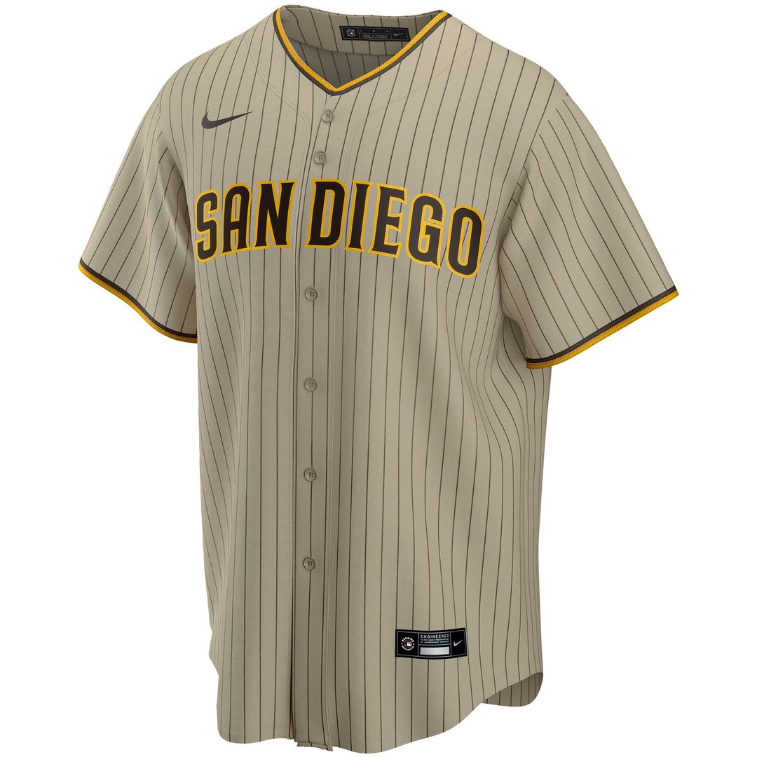 San Diego Padres Fernando Tatis Jr. Nike Alternate Replica Player Jersey - Tan Team Jersey Sports Fan Apparel