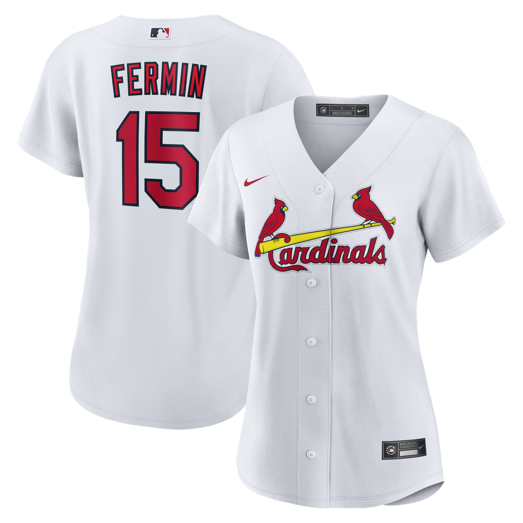 St. Louis Cardinals José Fermín Nike Women's Home Replica Jersey - White Team Jersey Sports Fan Apparel