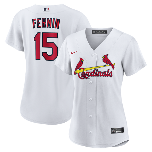 St. Louis Cardinals José Fermín Nike Women's Home Replica Jersey - White Team Jersey Sports Fan Apparel