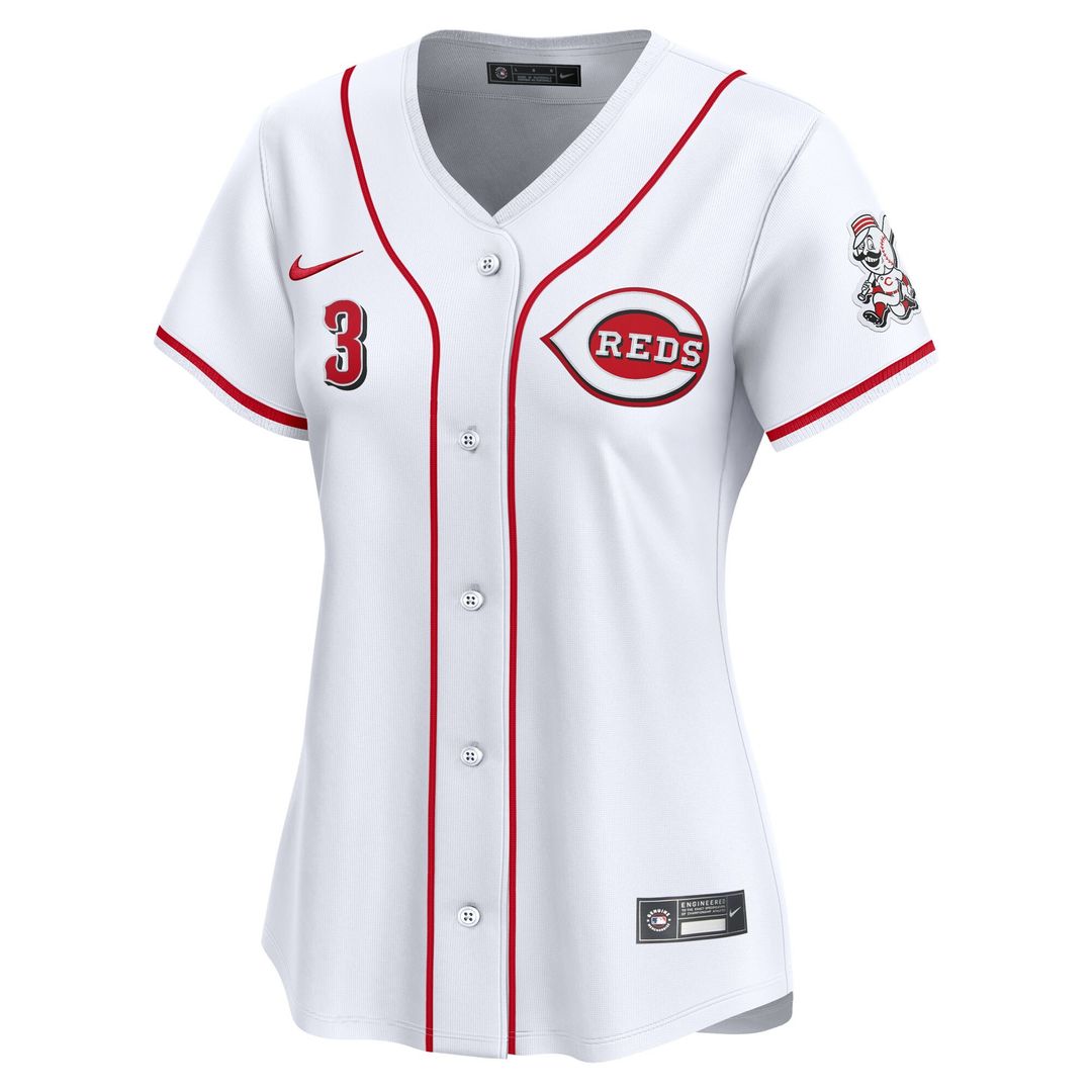 Cincinnati Reds Ke'Bryan Hayes Nike Women's Home Limited Player Jersey - White Team Jersey Sports Fan Apparel