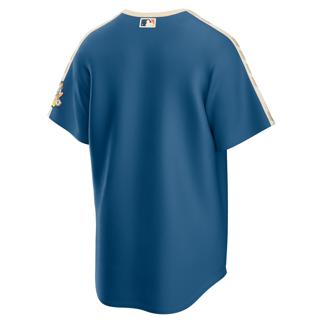 Milwaukee Brewers Nike 2026 City Connect Stadium Jersey - Mineral Blue Team Jersey Sports Fan Apparel