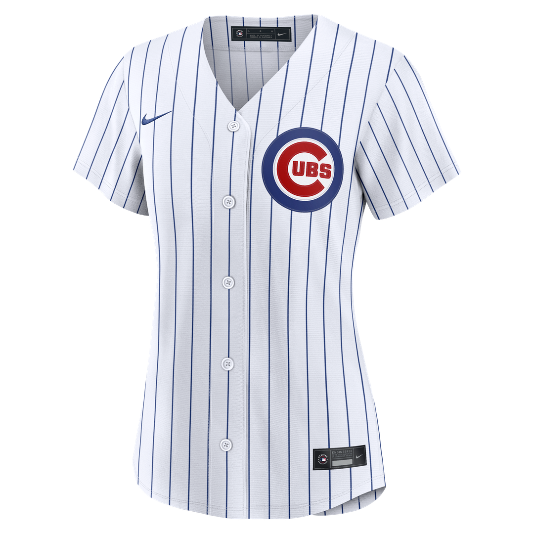 Chicago Cubs Nike Women's Home Replica Jersey - White Team Jersey Sports Fan Apparel