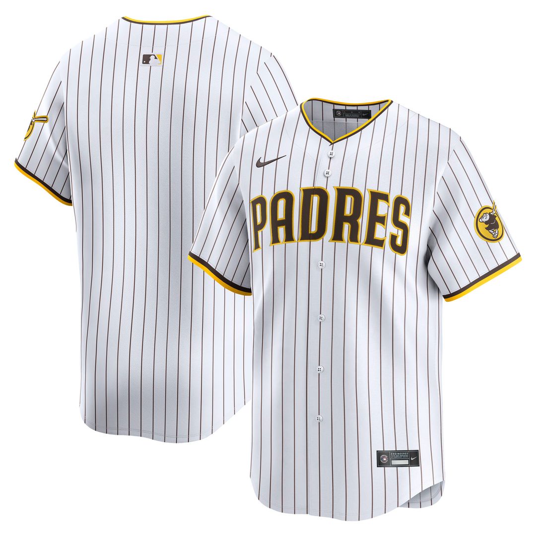 San Diego Padres Nike Home Limited Jersey - White Team Jersey Sports Fan Apparel