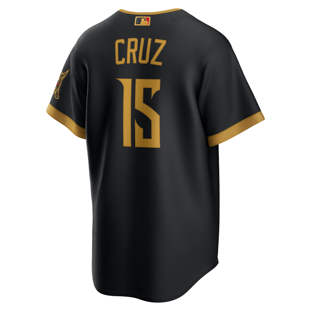 Pittsburgh Pirates Oneil Cruz Nike 2026 City Connect Stadium Jersey - Black Team Jersey Sports Fan Apparel