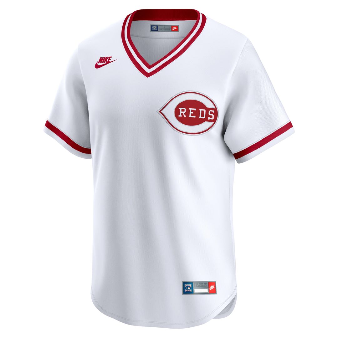 Cincinnati Reds Nike Cooperstown Limited Jersey - White Team Jersey Sports Fan Apparel