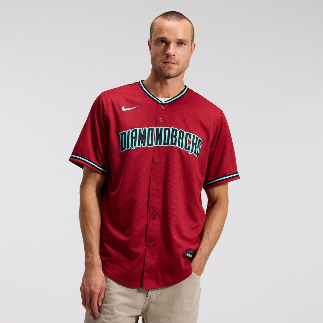 Arizona Diamondbacks Corbin Carroll Nike Alternate 2 Replica Jersey - Crimson Team Jersey Sports Fan Apparel