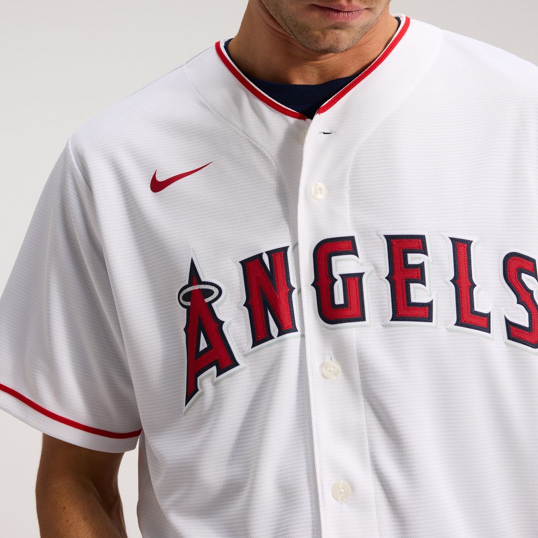 Los Angeles Angels Nike Home Replica Team Jersey - White Team Jersey Sports Fan Apparel