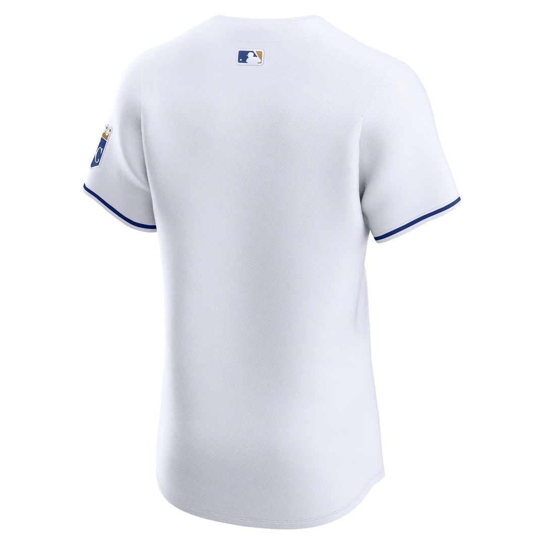 Kansas City Royals Nike Home Elite Jersey - White Team Jersey Sports Fan Apparel
