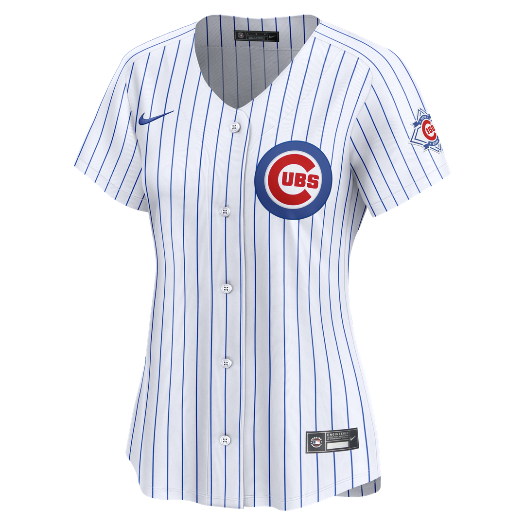 Chicago Cubs Pete Crow - Armstrong Nike Women's 150th Anniversary Limited Jersey - White Team Jersey Sports Fan Apparel