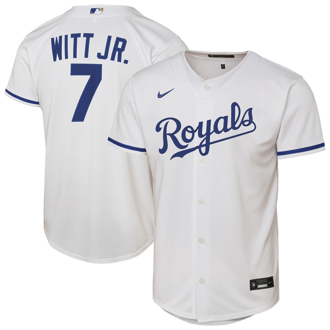 Kansas City Royals Bobby Witt Jr. Nike Youth Home Replica Player Jersey - White Team Jersey Sports Fan Apparel