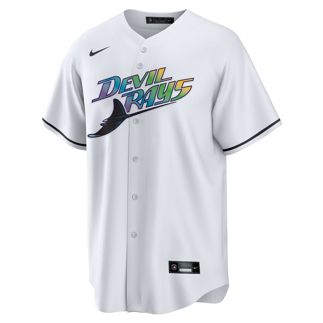 Tampa Bay Rays Nike Home Replica Team Jersey - White Team Jersey Sports Fan Apparel