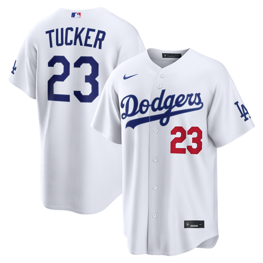Los Angeles Dodgers Kyle Tucker Nike Home Stadium Jersey - White Team Jersey Sports Fan Apparel
