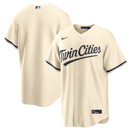 Minnesota Twins Nike Alternate Replica Jersey - Cream Team Jersey Sports Fan Apparel