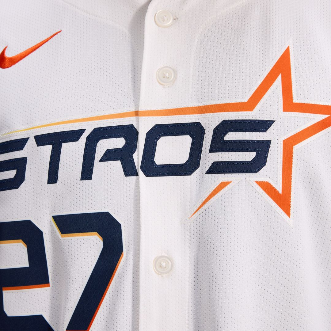 Houston Astros Jose Altuve Nike 2025 City Connect Limited Player Jersey - White Team Jersey Sports Fan Apparel