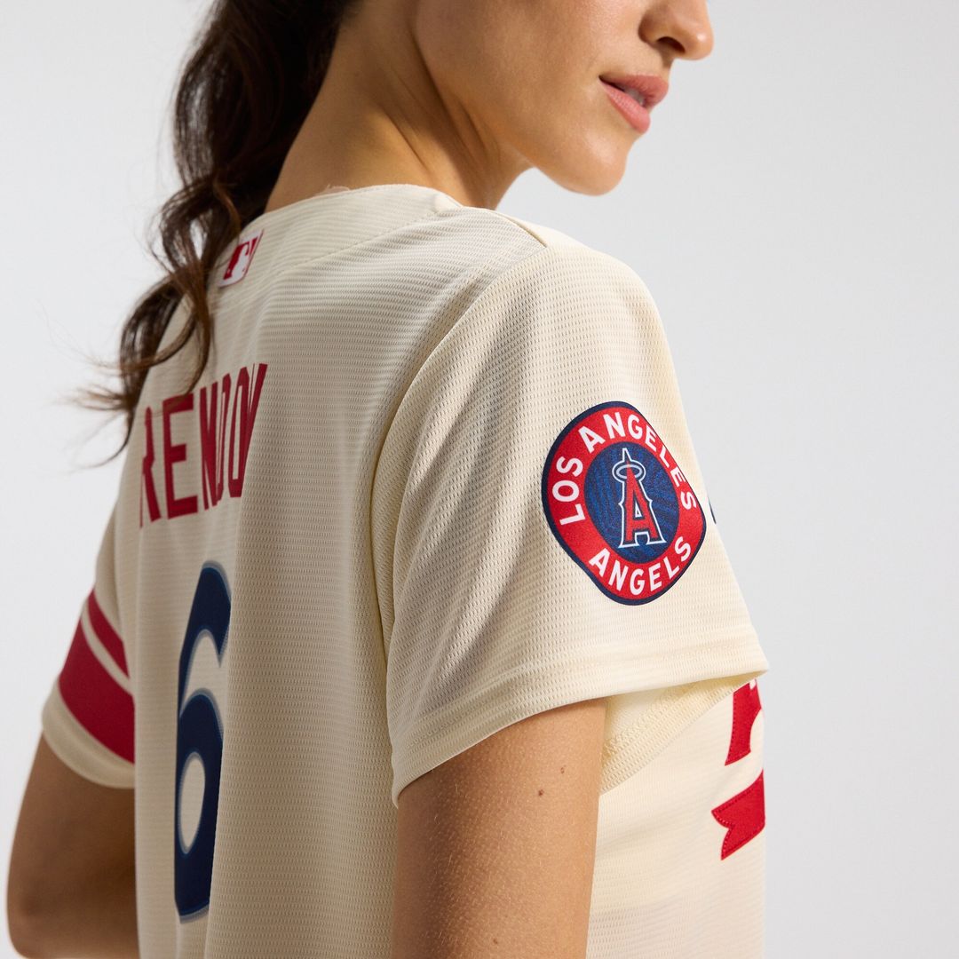Los Angeles Angels Anthony Rendon Nike Women's City Connect Replica Player Jersey - Cream Team Jersey Sports Fan Apparel