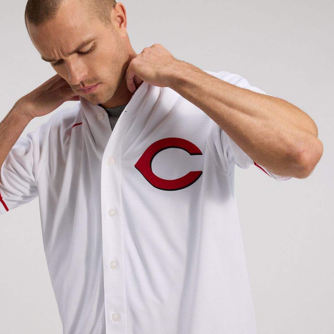 Cincinnati Reds Elly De La Cruz Nike Alternate 2 Replica Jersey - White Team Jersey Sports Fan Apparel